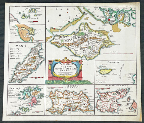 1695 Robert Morden Antique Map of the Islands of Great Britain & Ireland