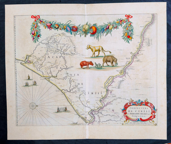 1662 Blaeu & Barlaeus Complete Set of 13 x  Antique Maps of South America