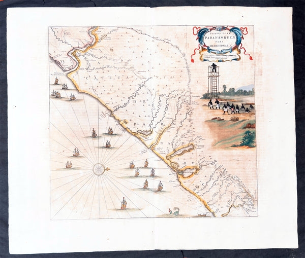 1662 Blaeu & Barlaeus Complete Set of 13 x  Antique Maps of South America