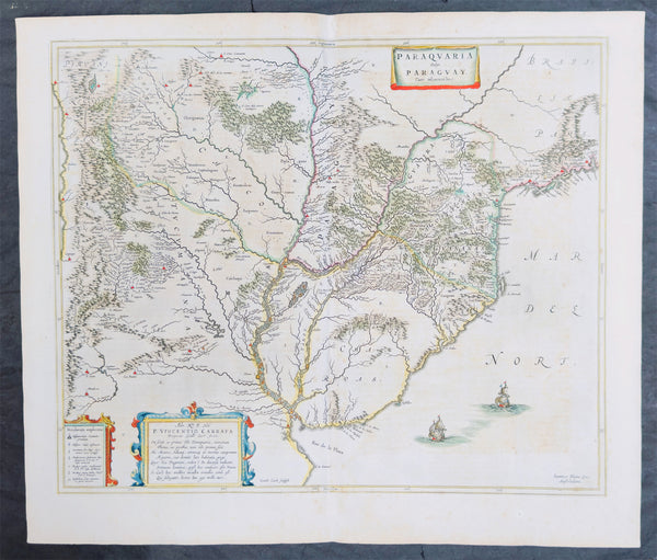 1662 Blaeu & Barlaeus Complete Set of 13 x  Antique Maps of South America