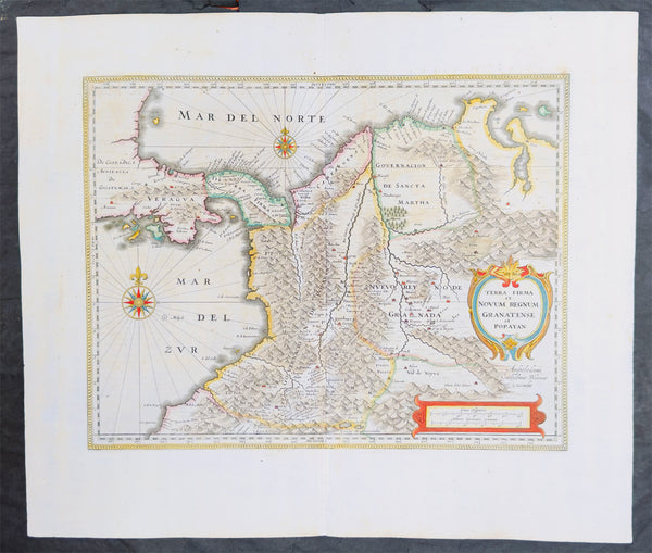 1662 Blaeu & Barlaeus Complete Set of 13 x  Antique Maps of South America