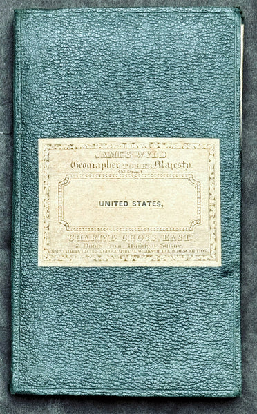 1865 James Wyld Large Antique Folding American Civil War Map - Extremely Rare