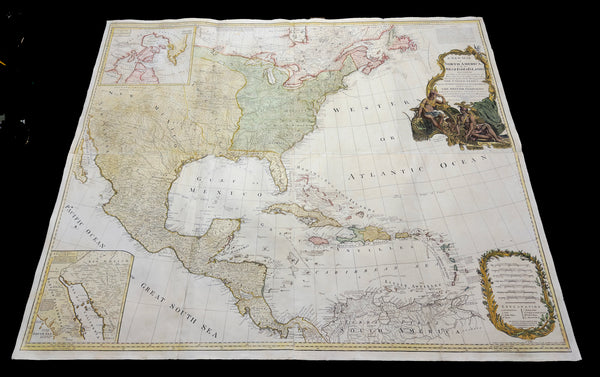 1786 (1794) Thomas Pownall & Sayer Large Revolutionary War Map North America