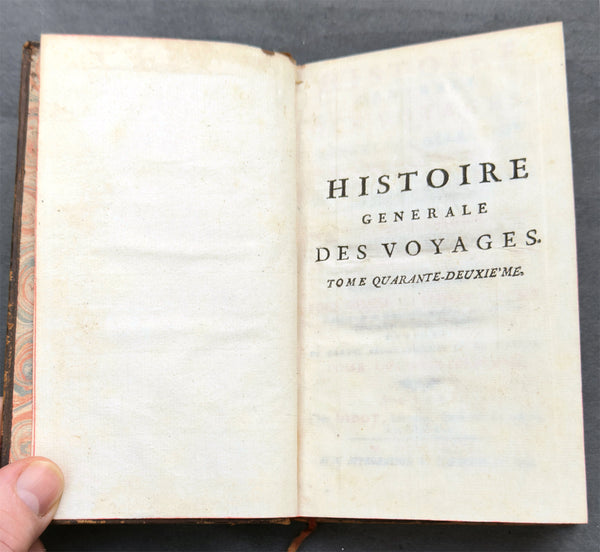 1753 Diderot & Bellin Antique Atlas History of Early Voyages to Australia w/ Map