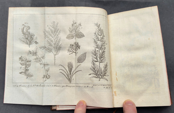 1753 Diderot & Bellin Antique Atlas History of Early Voyages to Australia w/ Map