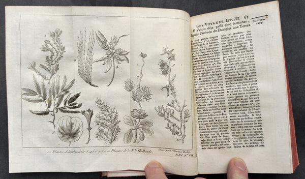 1753 Diderot & Bellin Antique Atlas History of Early Voyages to Australia w/ Map