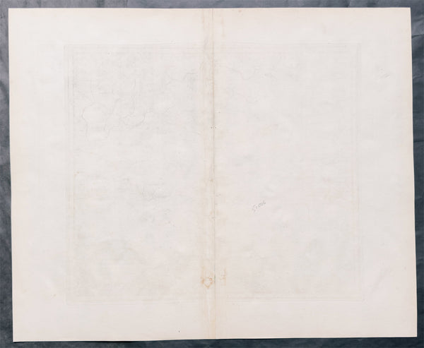 1695 Gerard Mercator Antique Ptolemy Map of Afghanistan & Pakistan Indus Valley