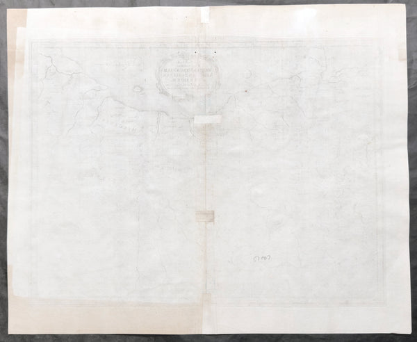 1695 Gerard Mercator Antique Ptolemy Map of Iran & Iraq between Caspian & Persian Gulf