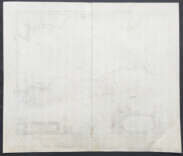 1650 Jan Jansson Antique Map Island of Java, Indonesia - Dutch East India Co