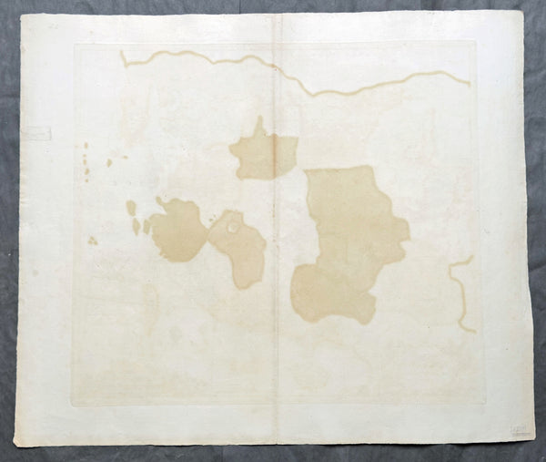 1699 Schenk & Valk (Jansson) Large Antique Map of China - Taiwan, Hainan & Korea