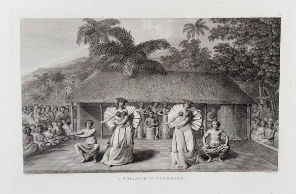 1784 Capt. Cook 17 x First Edition Antique Prints of The South Pacific - Cook Is. to Society Is. in 1777