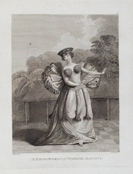 1784 Capt. Cook 17 x First Edition Antique Prints of The South Pacific - Cook Is. to Society Is. in 1777