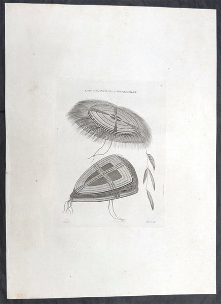 1784 James Cook & John Webber Antique 1st Edition 6 x Prints of Unalaska, Aleutian Is. Alaska, 1778