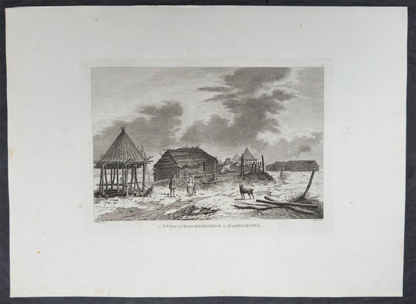 1784 James Cook 9 x Antique 1st Edition Prints of Petropavlovsk-Kamchatsky, Kamchatka Russia, 1779