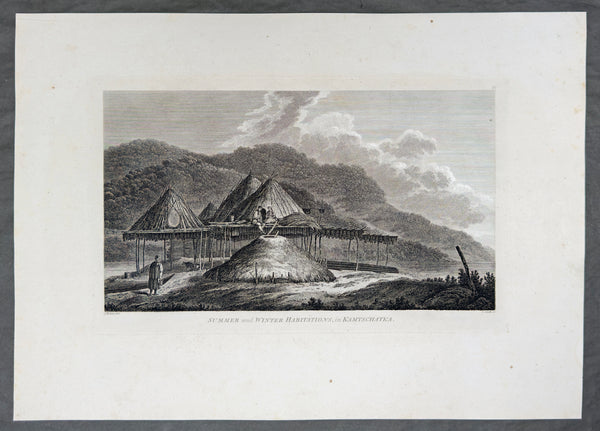 1784 James Cook 9 x Antique 1st Edition Prints of Petropavlovsk-Kamchatsky, Kamchatka Russia, 1779