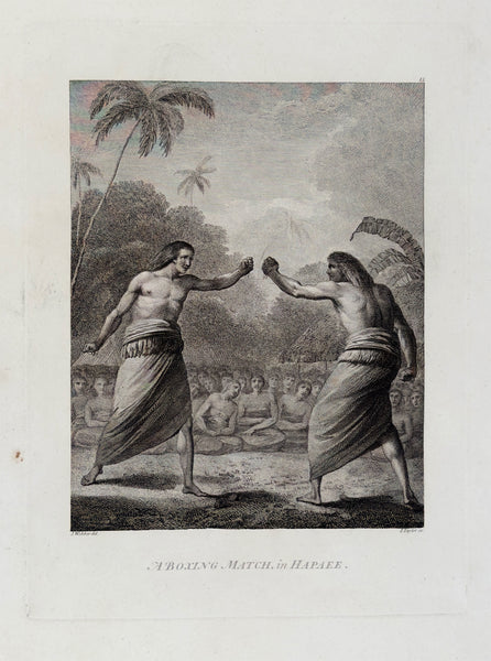 1784 Capt. Cook 17 x First Edition Antique Prints of The South Pacific - Cook Is. to Society Is. in 1777
