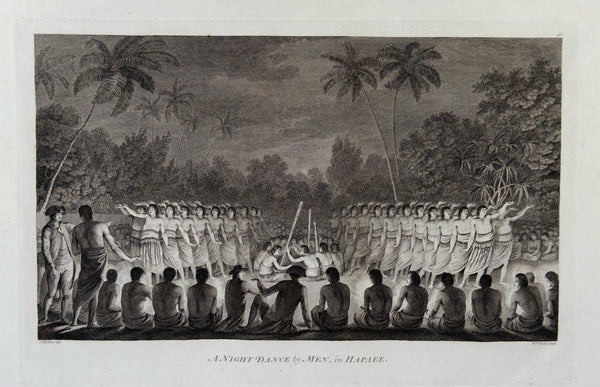1784 Capt. Cook 17 x First Edition Antique Prints of The South Pacific - Cook Is. to Society Is. in 1777