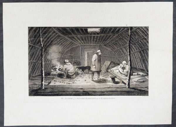 1784 James Cook 9 x Antique 1st Edition Prints of Petropavlovsk-Kamchatsky, Kamchatka Russia, 1779
