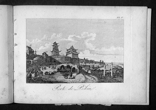 1817 John Barrow Original Antique Atlas of Travels in China in 1797 - 21 Prints
