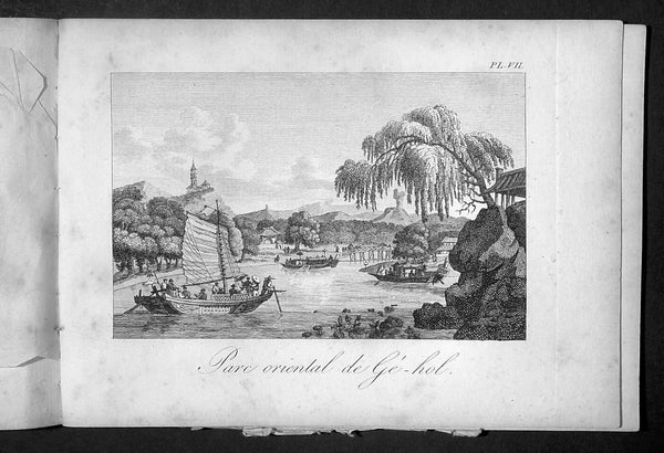 1817 John Barrow Original Antique Atlas of Travels in China in 1797 - 21 Prints