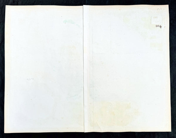 1755 (1768) Robert De Vaugondy Large Antique 2nd edition Map of Colonial United States