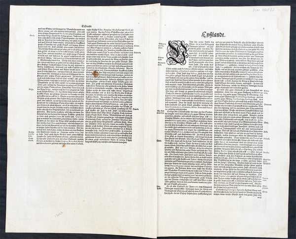 1647 Joan Blaeu Antique Map of Iceland - Beautiful Original Hand Colouring