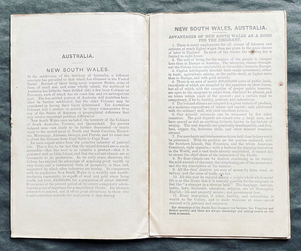 1876 Thomas & Tayler Scarce Antique Goldfields & Minerals Map of New South Wales