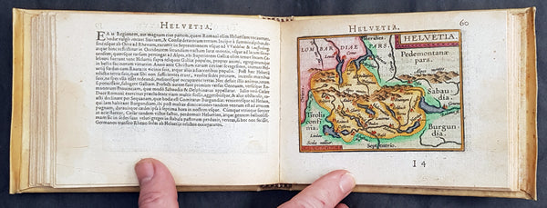 1595 Abraham Ortelius Antique Epitome Atlas with 106 Maps - Rare, Unique & Beautiful