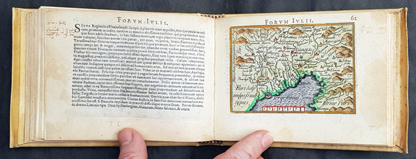 1595 Abraham Ortelius Antique Epitome Atlas with 106 Maps - Rare, Unique & Beautiful