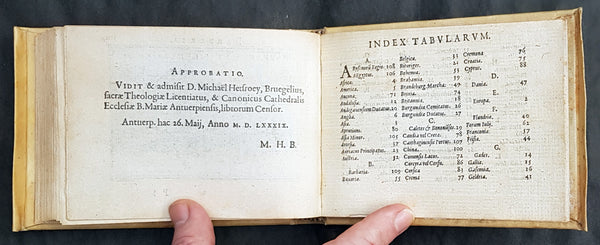 1595 Abraham Ortelius Antique Epitome Atlas with 106 Maps - Rare, Unique & Beautiful