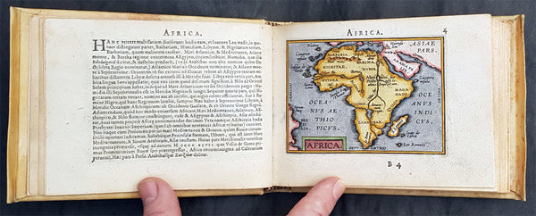 1595 Abraham Ortelius Antique Epitome Atlas with 106 Maps - Rare, Unique & Beautiful