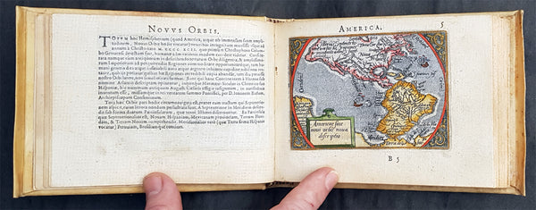 1595 Abraham Ortelius Antique Epitome Atlas with 106 Maps - Rare, Unique & Beautiful