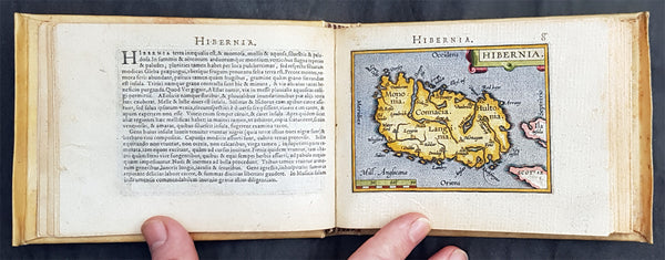 1595 Abraham Ortelius Antique Epitome Atlas with 106 Maps - Rare, Unique & Beautiful