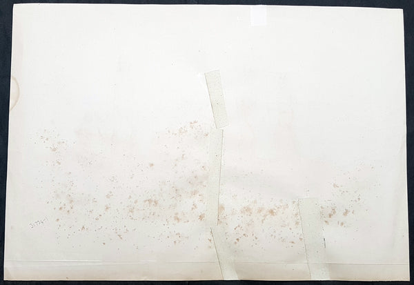 1836 Dumont D Urville Large Antique Print Monument to La Perouse Solomon Islands