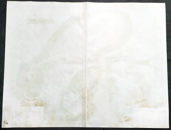 1817 John Thompson Large Antique Map Caribbean Is. St Christopher St Lucia Nevis