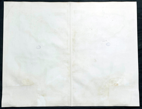 1816 John Thompson Large Antique Map Grenada, Tobago, Curacao Trinidad Caribbean