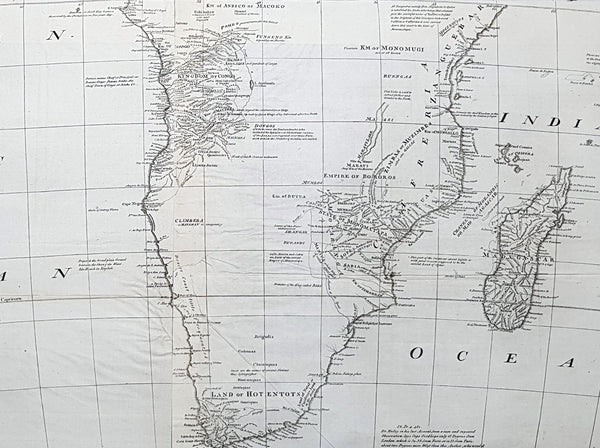 1765 Emmanuel Bowen Very Large Antique Map of Africa
