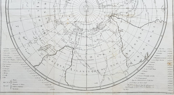 1778 Capt James Cook Antique Map The Southern Hemisphere, Australia, Antarctica