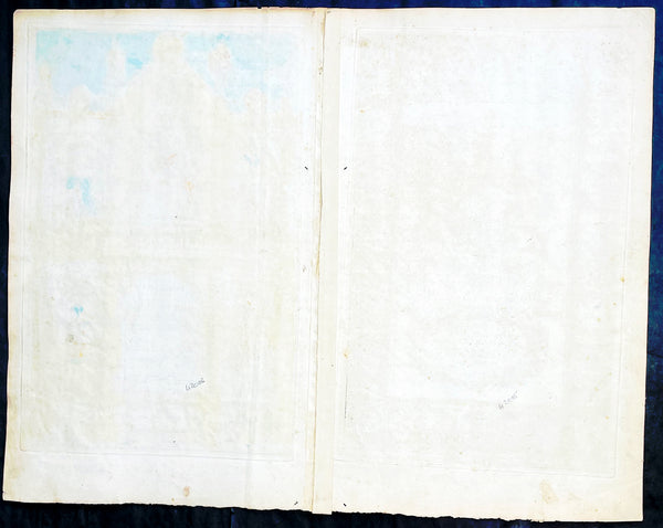 1676 John Speed Antique Atlas Title Pages x 2 Empire of Great Britaine & World