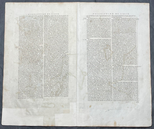 1630-31 Hondius Antique World & Four Continental Maps America Africa Asia & Europe