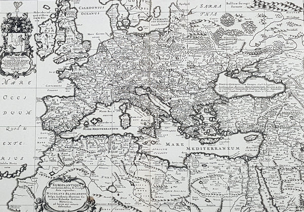 1650 Jan Jansson & Nicolaas Blankaert 3 x Large Antique Maps Europe, Asia & Africa