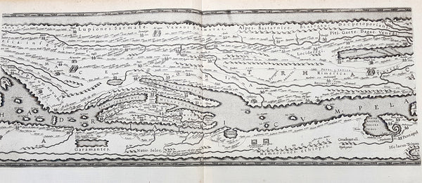 1598 J Moretus & A Ortelius 1st Edition of The Peutinger Tables, Ancient Roman Empire Maps x 4