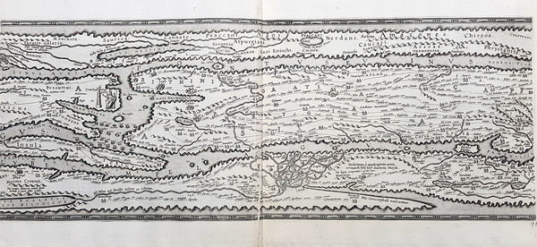 1598 J Moretus & A Ortelius 1st Edition of The Peutinger Tables, Ancient Roman Empire Maps x 4