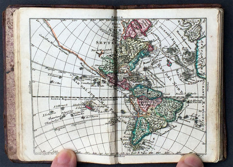 1760 Tobias Lotter Antique Atlas with 33 Maps - World, Continents & Provincial Maps