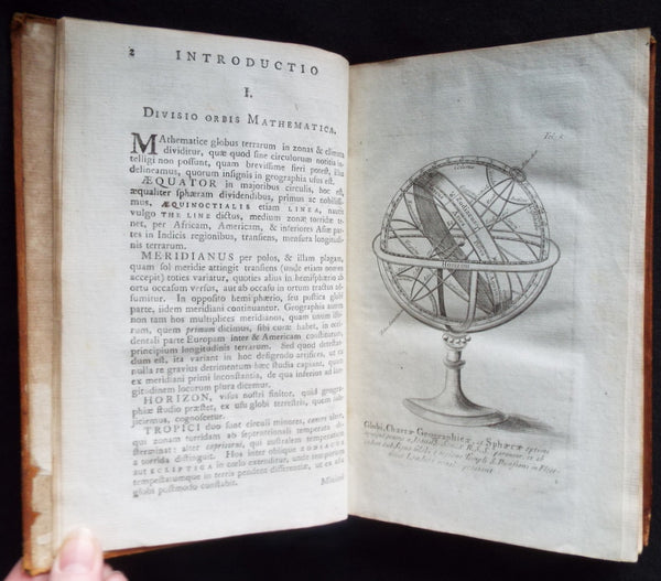 1786 Chris. Cellarius Old, Antique Atlas Geographia - w/ 27 Maps and Armillary