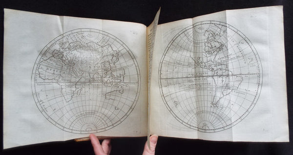 1786 Chris. Cellarius Old, Antique Atlas Geographia - w/ 27 Maps and Armillary