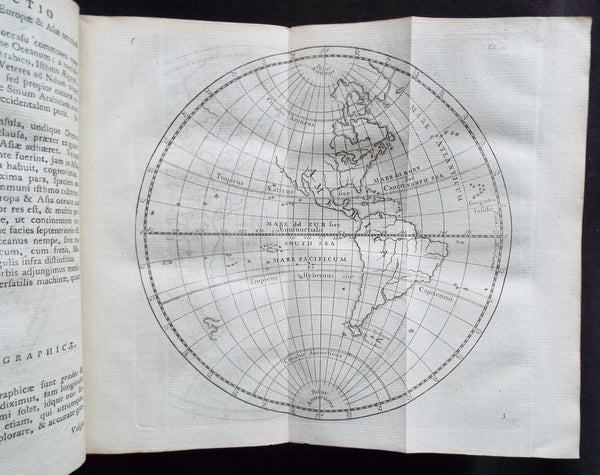 1786 Chris. Cellarius Old, Antique Atlas Geographia - w/ 27 Maps and Armillary