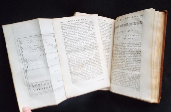 1786 Chris. Cellarius Old, Antique Atlas Geographia - w/ 27 Maps and Armillary