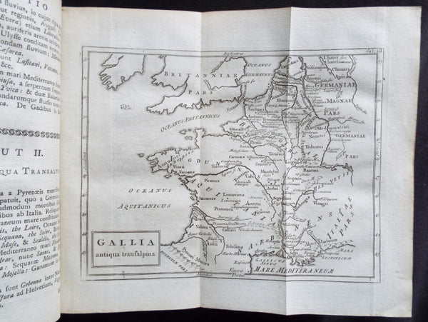 1786 Chris. Cellarius Old, Antique Atlas Geographia - w/ 27 Maps and Armillary