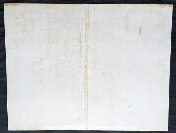 1650 Joan Blaeu Antique Map Archbishopic of Madenburg in Saxony-Anhalt, Germany